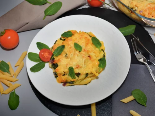 Nudel Spinat Auflauf Rezept wie vom Sterne Chefkoch