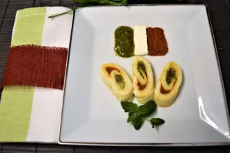 Schnelle Mozzarella Rolle Snack Rezept