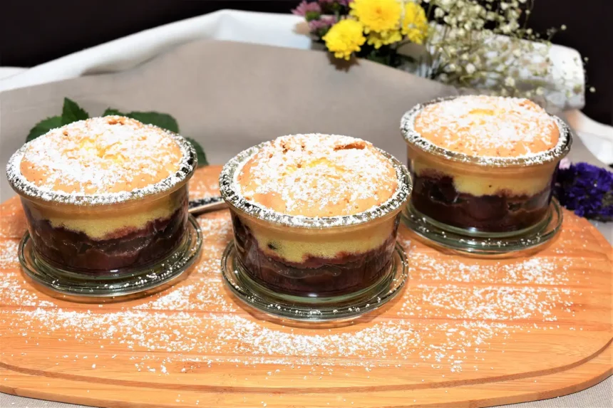 Marzipan Zwetschgen im Glas Herbst Dessert Rezept