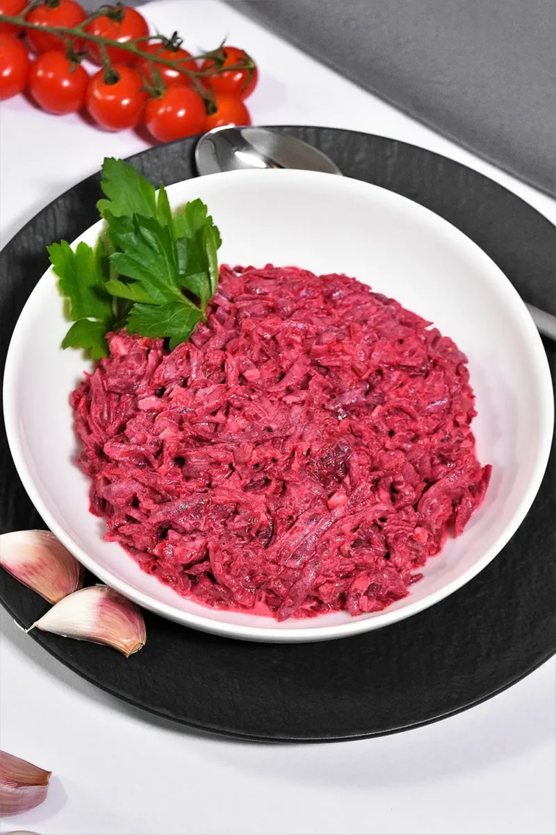 Rote Bete Salat als Beilage