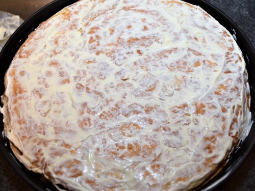 Tortilla Kuchen auf mazedonische Art