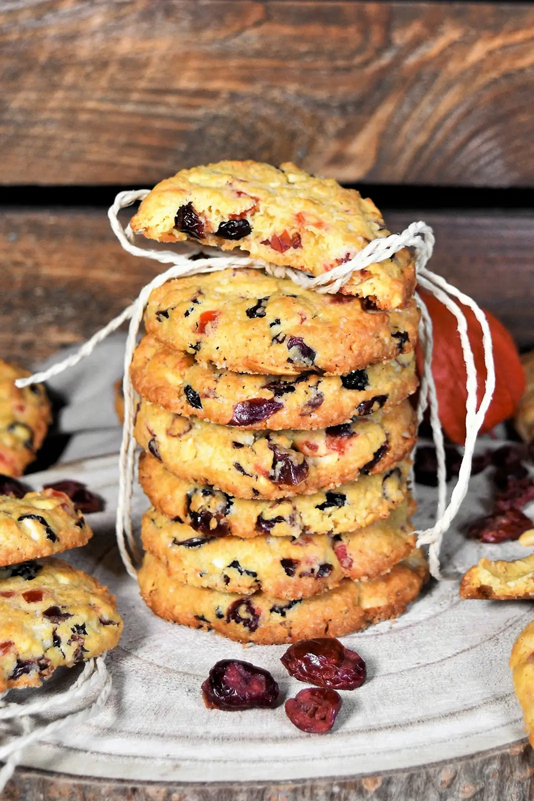 Bunte Cranberry Cookies-Kekse-ballesworld