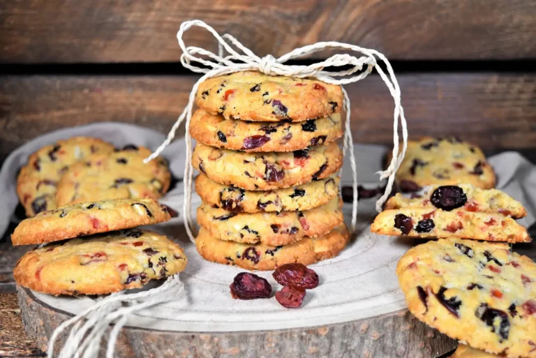 Bunte Cranberry Taler Weihnachts Cookies Rezept