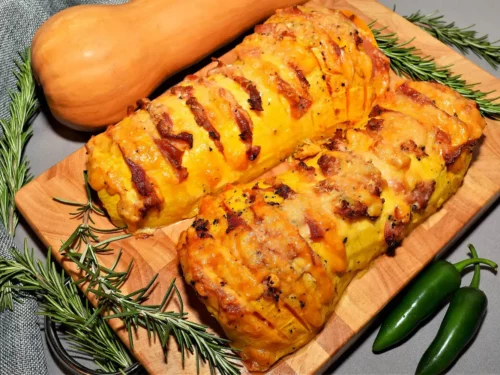 Gespickter Kürbis Rezept zum Herbst