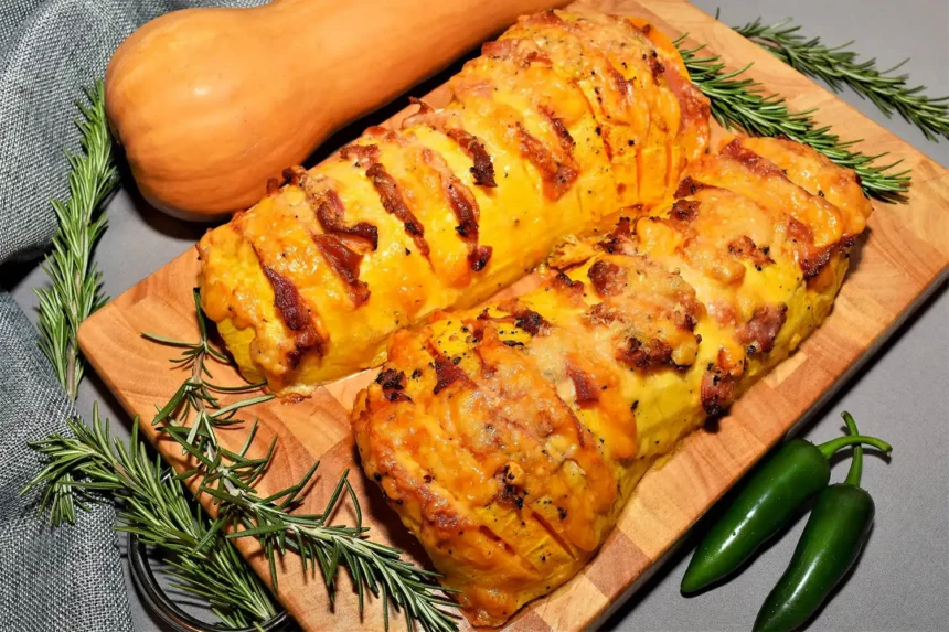 Gespickter Kürbis Rezept zum Herbst