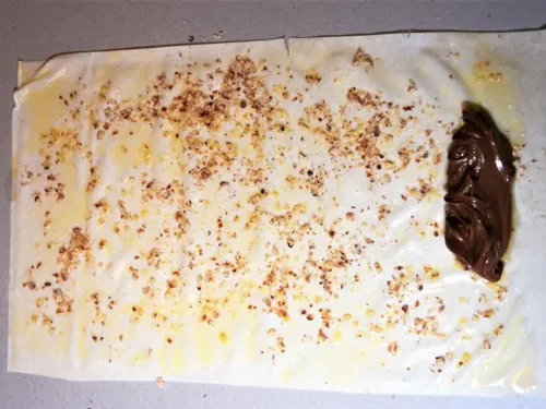 Filoteig Röllchen mit Nutella - BallesWorld