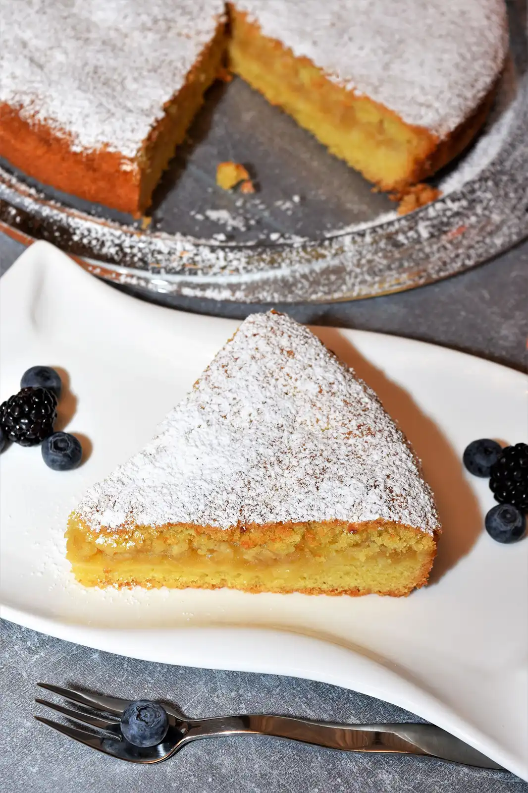 Zartschmelzender Apfelkuchen mit Kokosfett Dessert