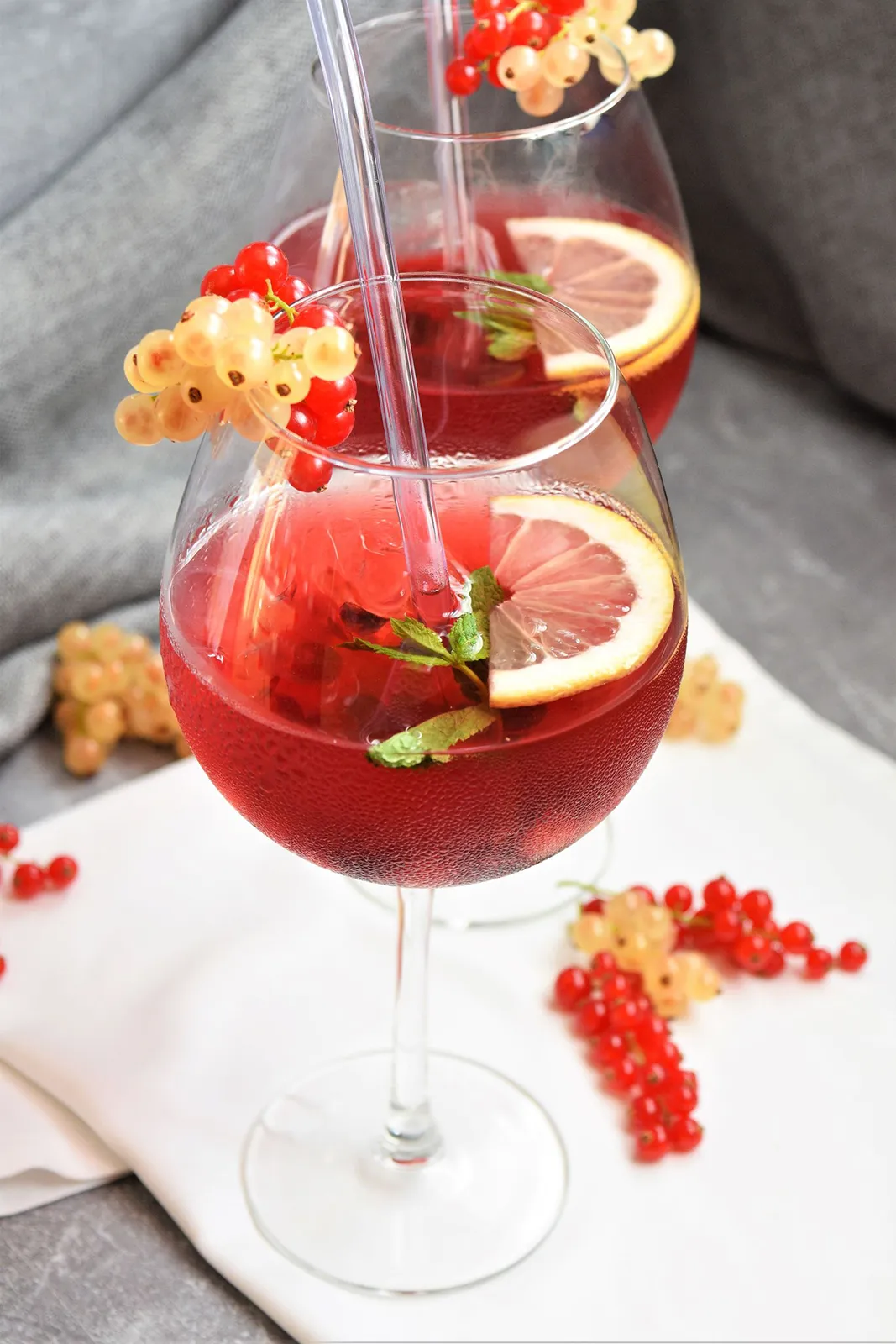 Johannisbeeren Spritz Getränk Rezept