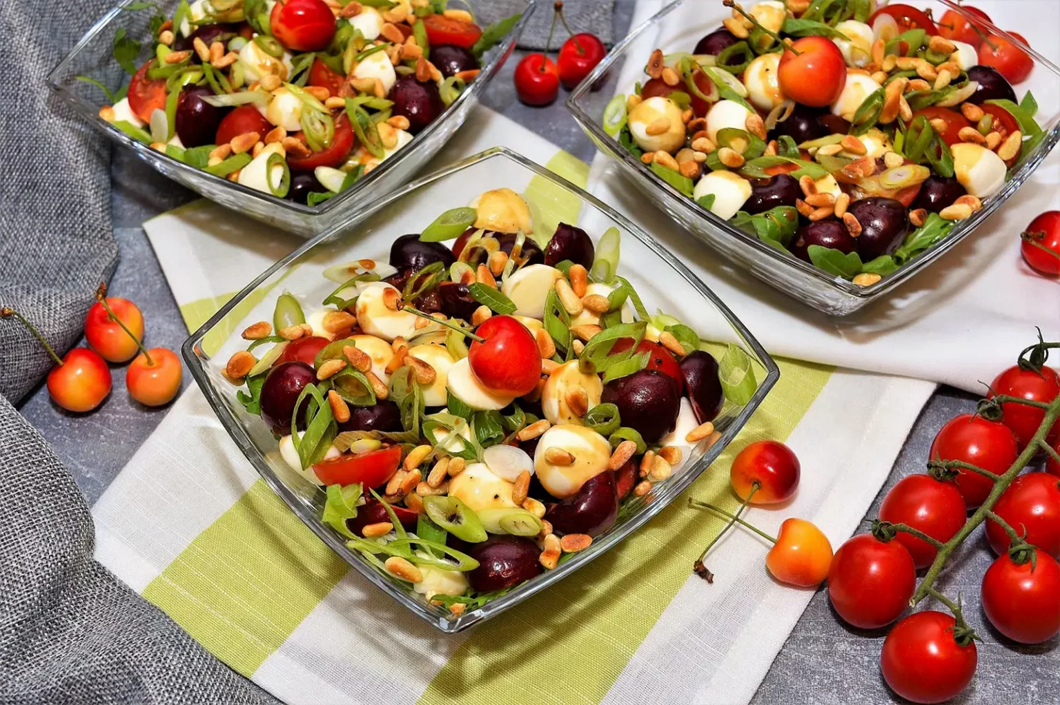 Kirsch Tomaten Salat-Rezept-ballesworld