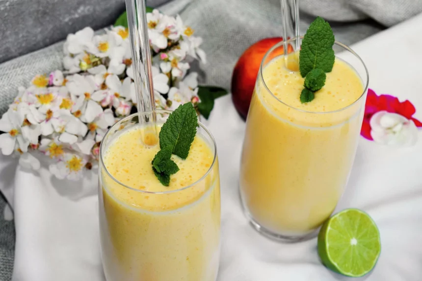 Pfirsich Smoothie-Rezept-ballesworld