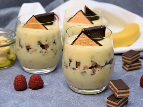 Bananen Creme Dessert im Glas-ballesworld