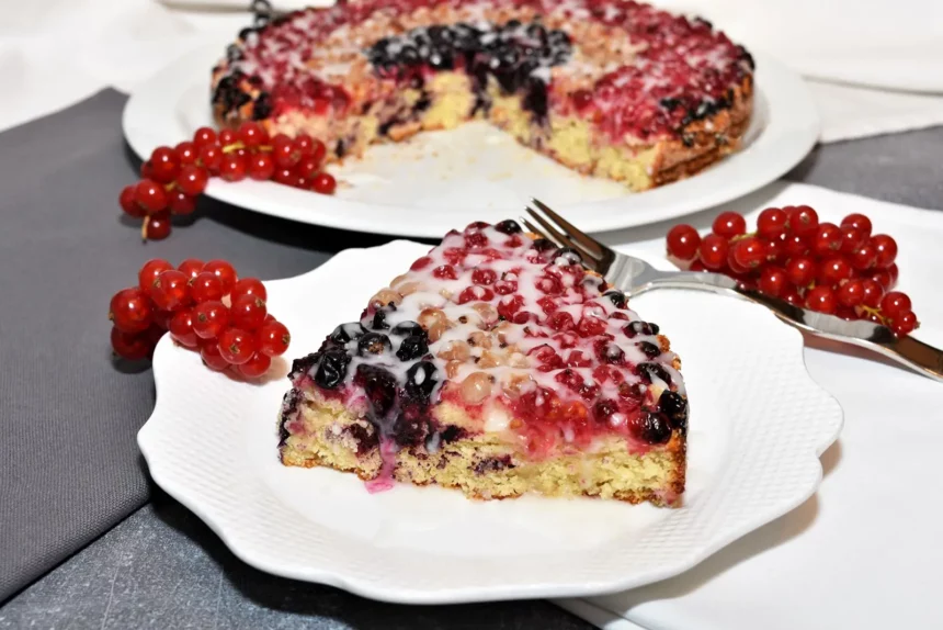 Prosecco Johannisbeeren Kuchen Rezept