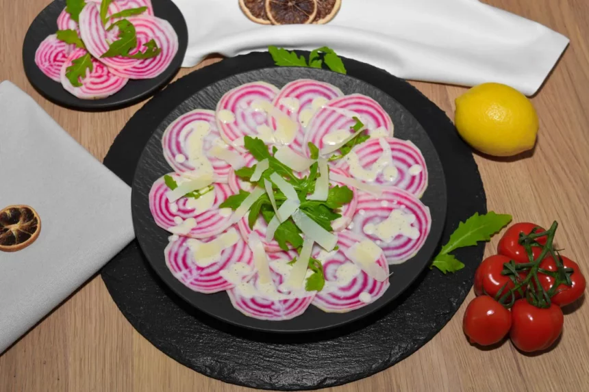 Carpaccio von der Rot Weißen Beete-Rezept-ballesworld