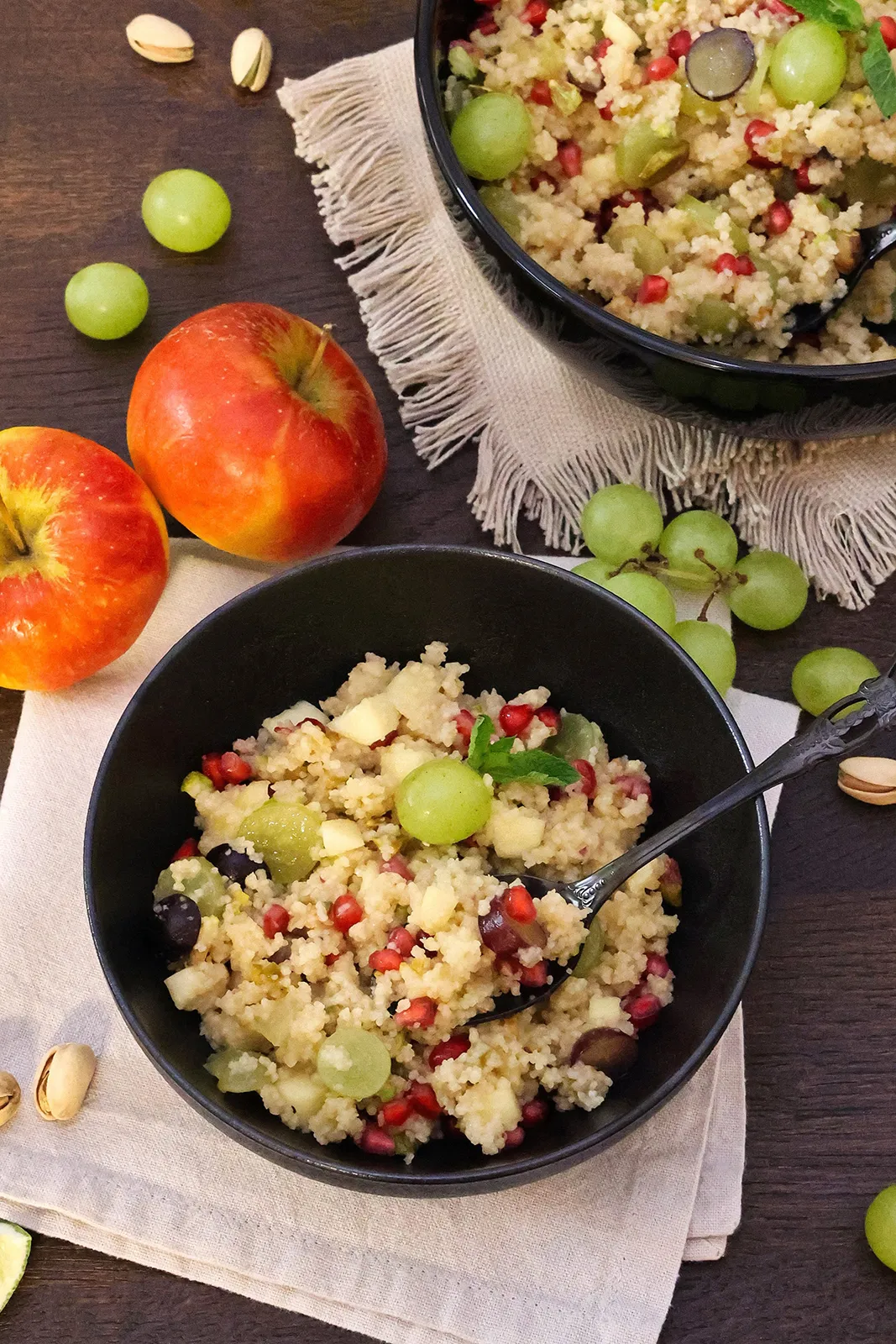 Fruchtiger Couscous Salat-Dessert-ballesworld