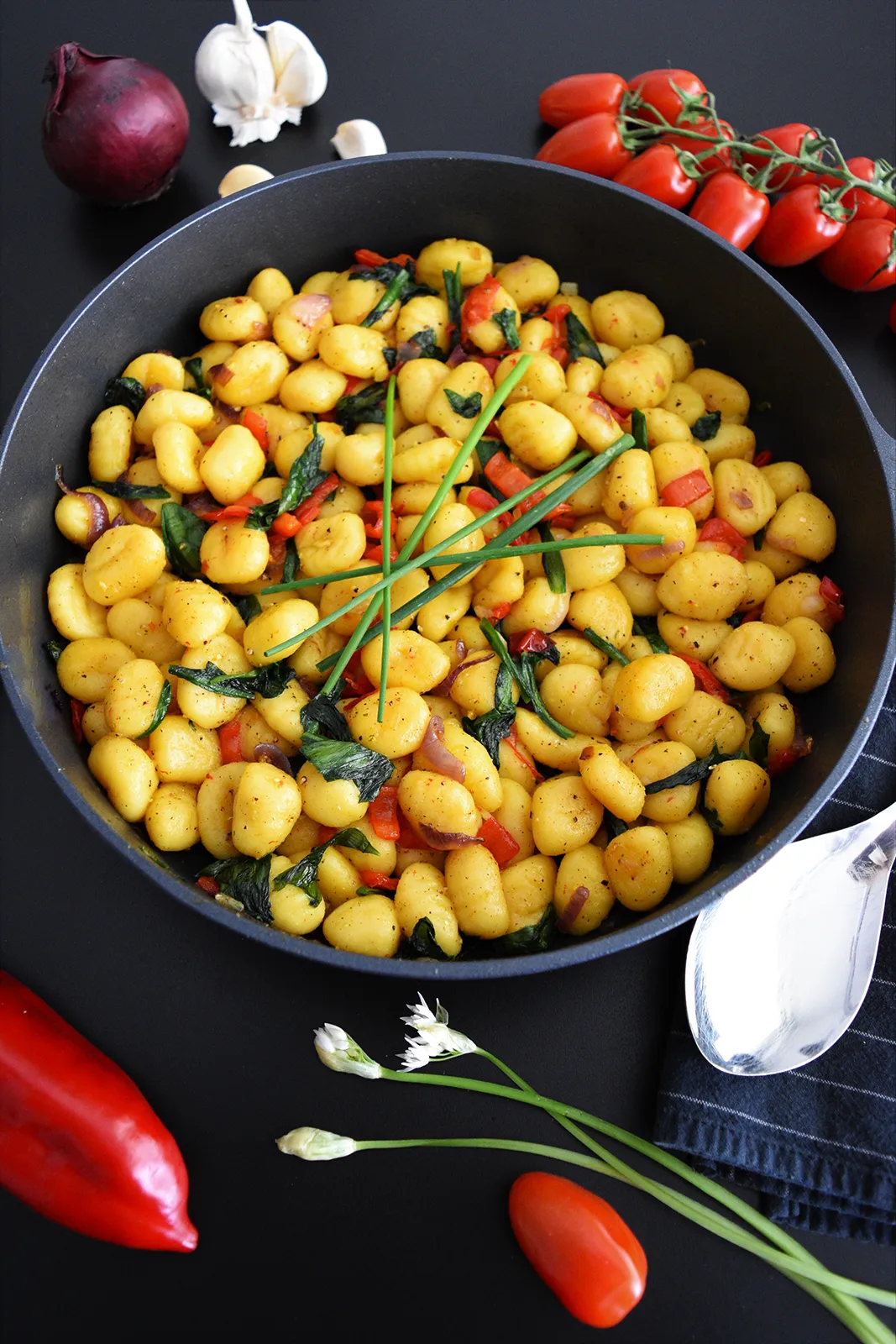 Gebratene Gnocchi mit Bärlauch Pfannengericht Rezept