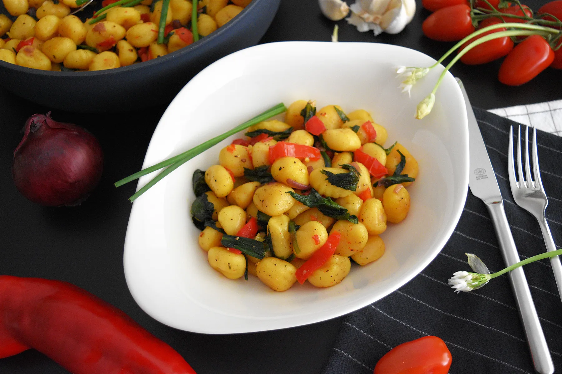 Gebratene Gnocchi mit Bärlauch Rezept einfach und schnell