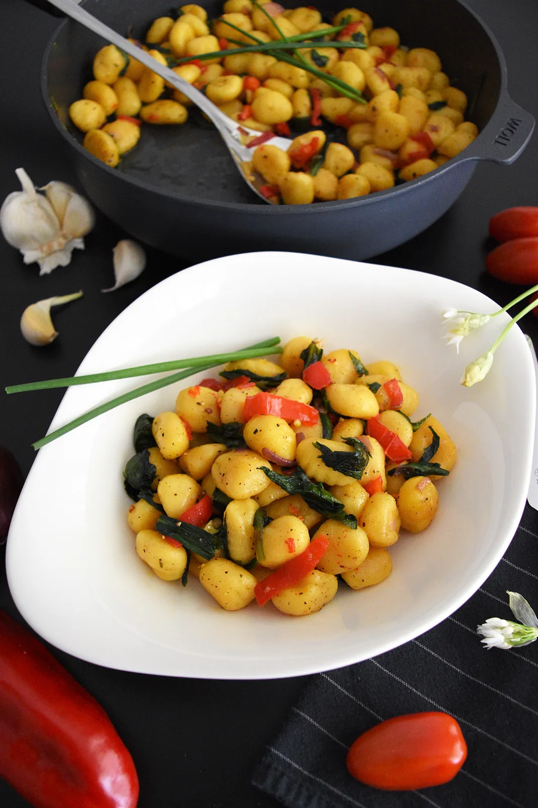 Gebratene Gnocchi mit Bärlauch Rezept würzig lecker einfach