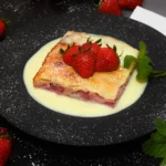 Schichtkuchen mit Joghurt-Erdbeeren Dessert Rezept aus Mazedonien