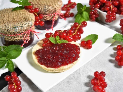 Johannisbeermarmelade mit weißer Schokolade-Rezept-BallesWorld