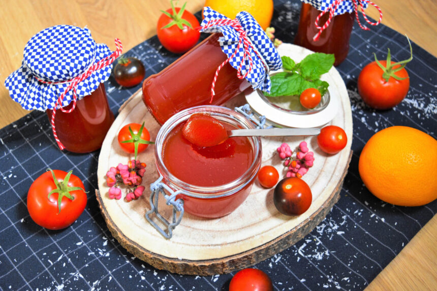 Tomatenmarmelade mit Orange-Rezept-ballesworld