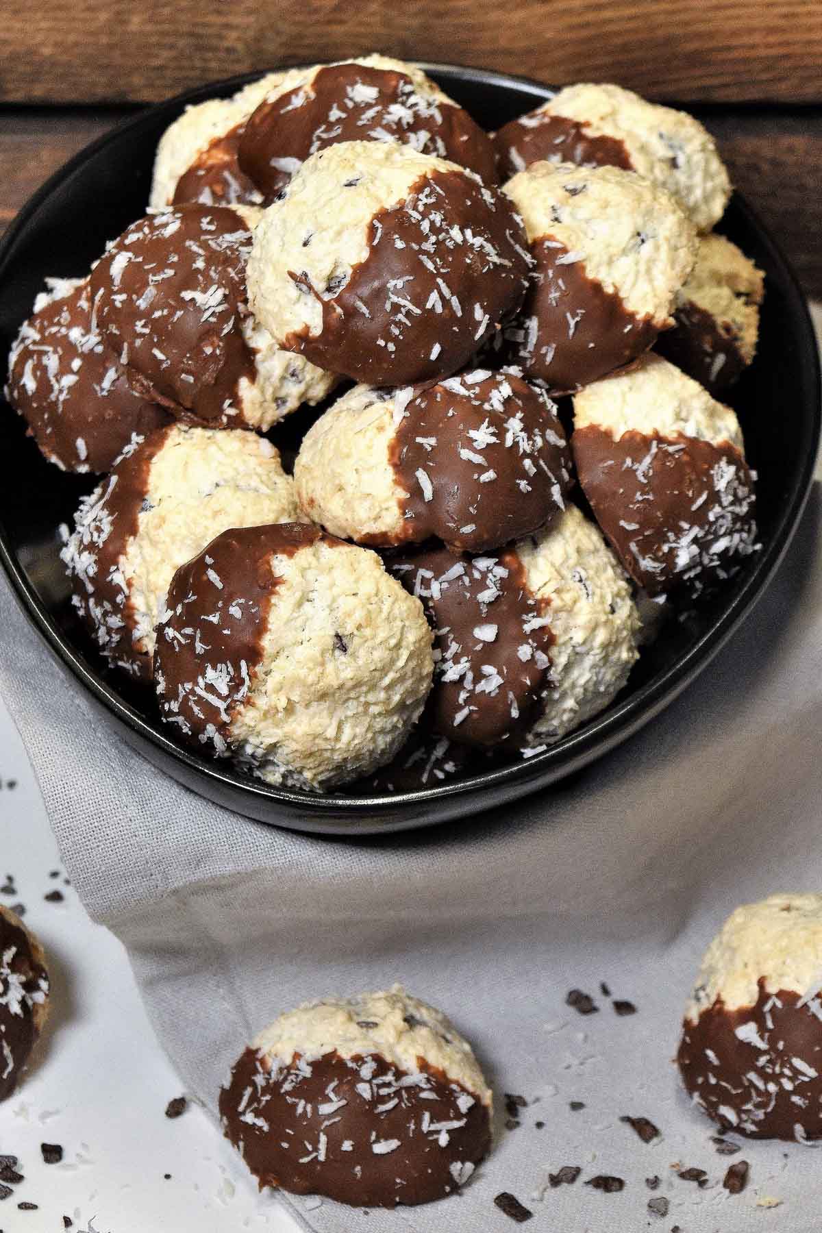 Kokos Kakao-Nibs Makronen - BallesWorld