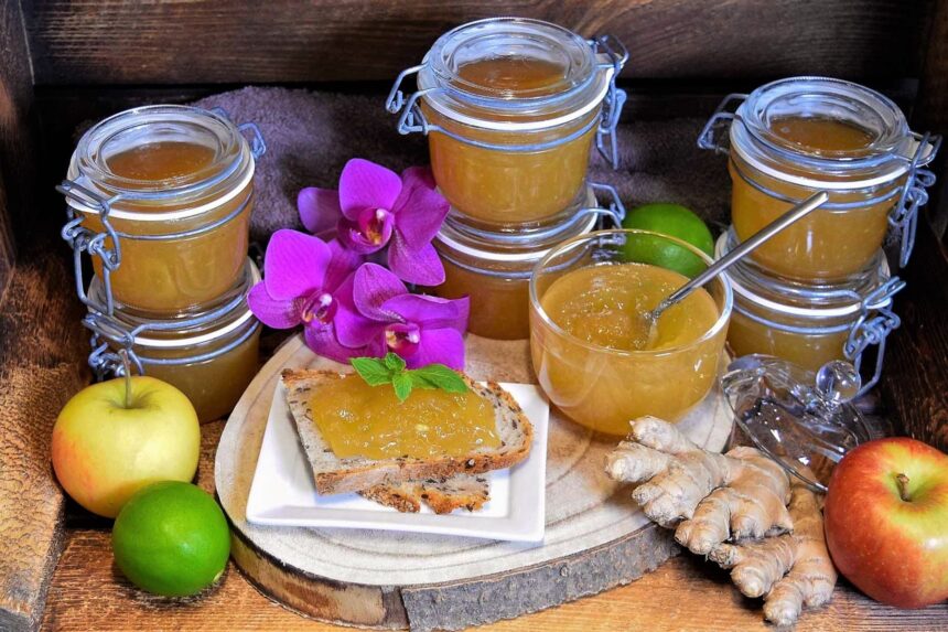 Apfel-Birne-Ingwer Marmelade-Rezept-ballesworld