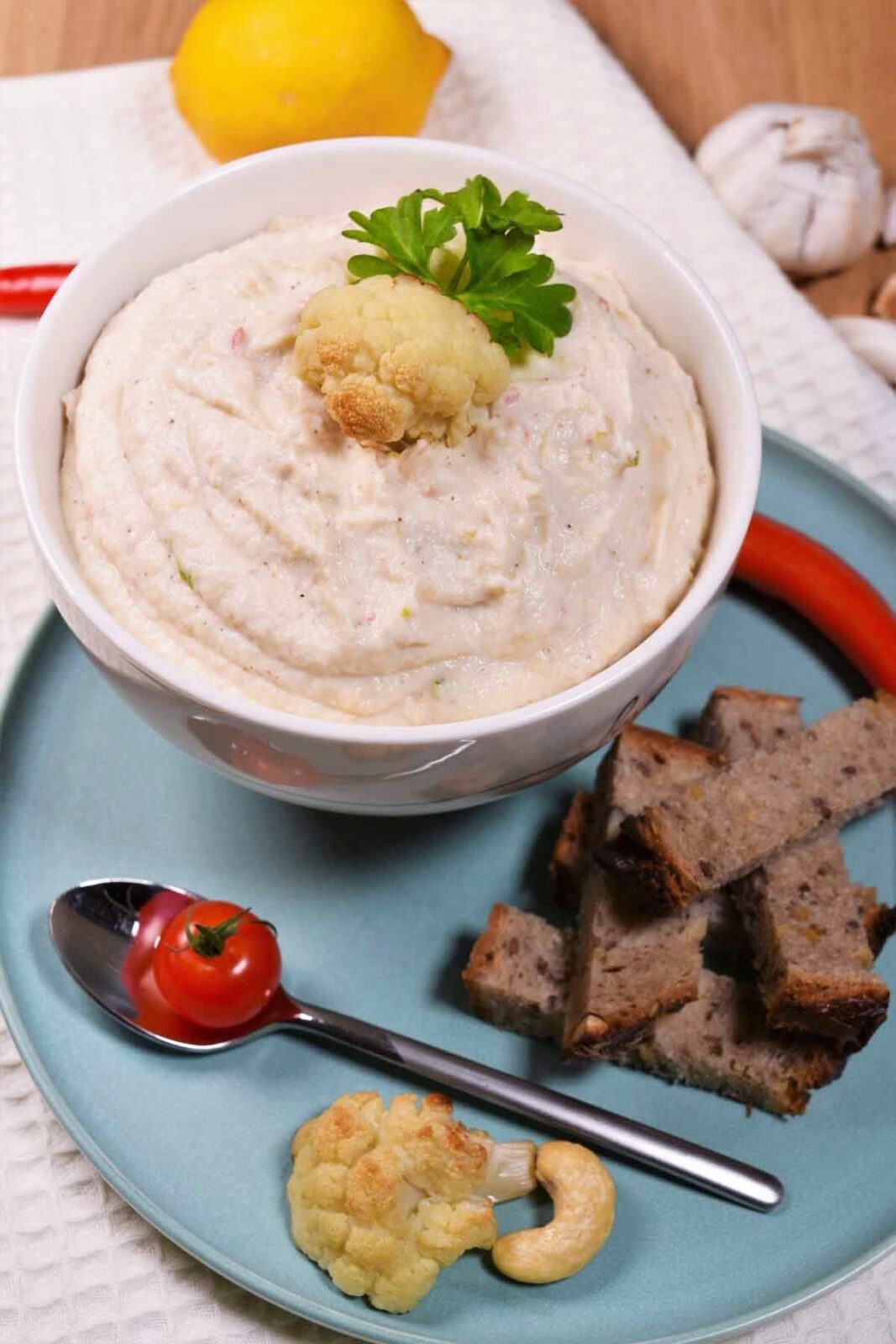 Blumenkohl-Dip mit Cashewkernen-Aufstrich-ballesworld