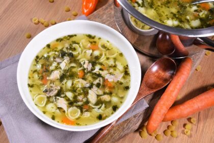 Einfache und schnelle Hühnersuppe a la Oma-Rezept-ballesworld