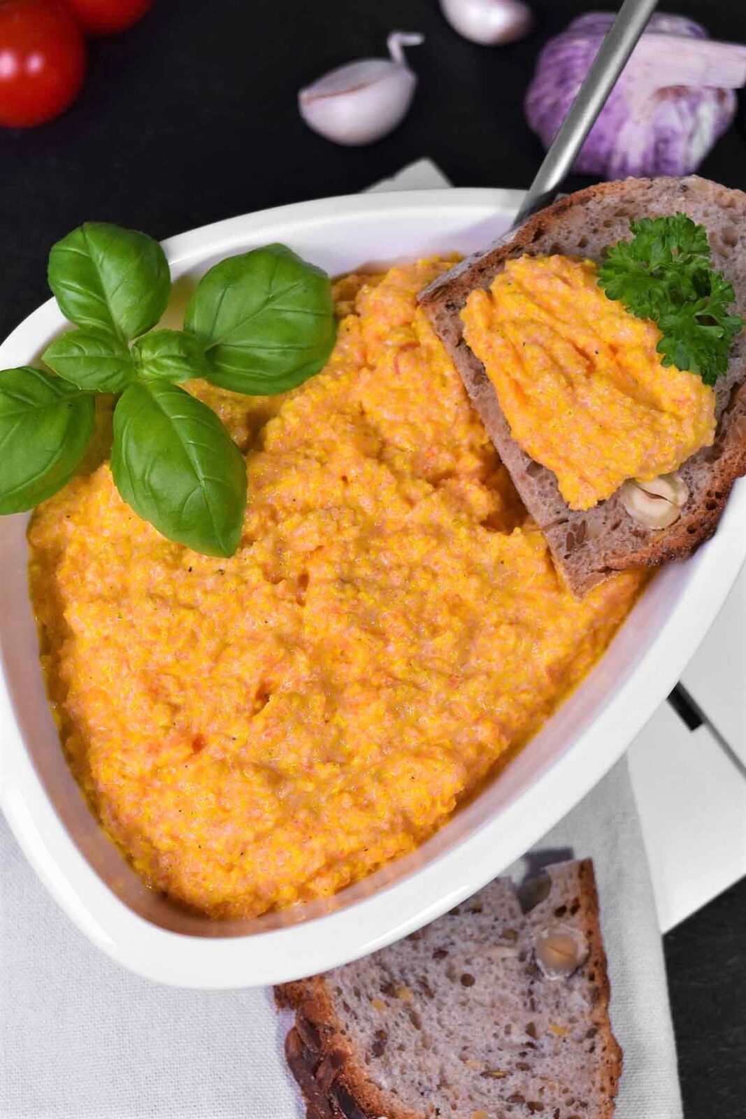 Möhren-Knoblauch Dip-Partydip-ballesworld