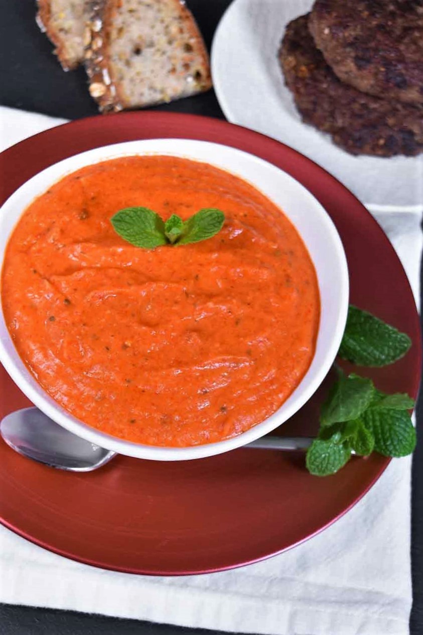 Weiße Bohnen Paprika Dip-Grilldip-ballesworld