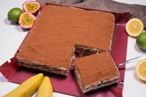 Tiramisu mit Bananen Schoko Creme-Anrichten-ballesworld