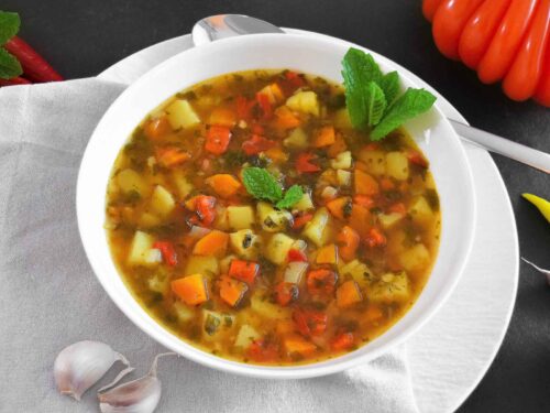 Kartoffeleintopf mit frischer Minze-Rezept-ballesworld