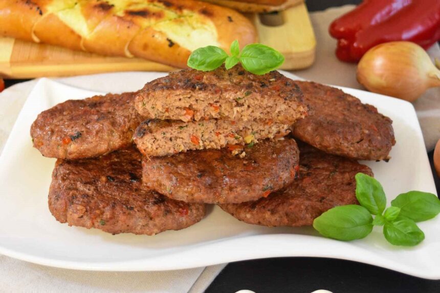 Pleskavica–mazedonische Hacksteaks vom Grill-Rezept-ballesworld