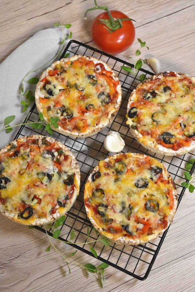 Reiswaffel Mini-Pizza-Vegetarisch-ballesworld