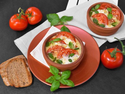 Tomate Mozzarella vom Grill-Anrichten-ballesworld