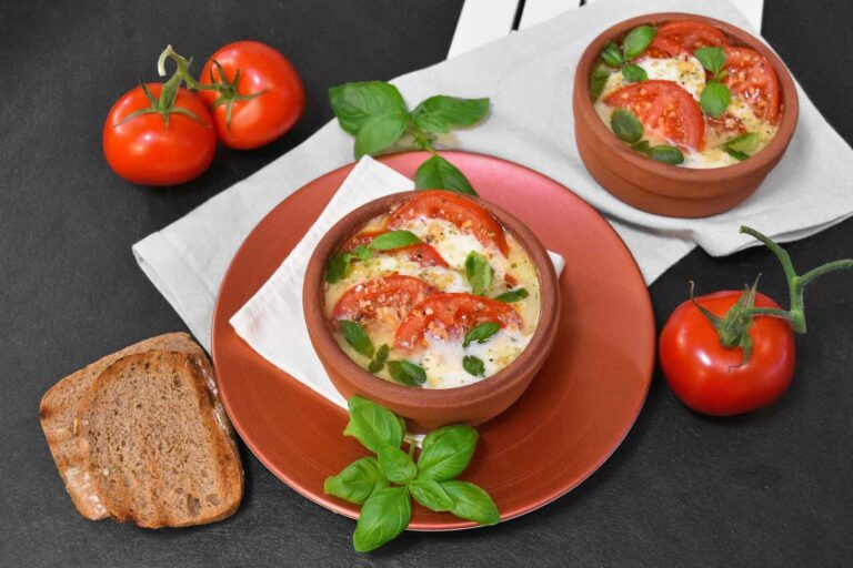 Tomate Mozzarella vom Grill-Anrichten-ballesworld