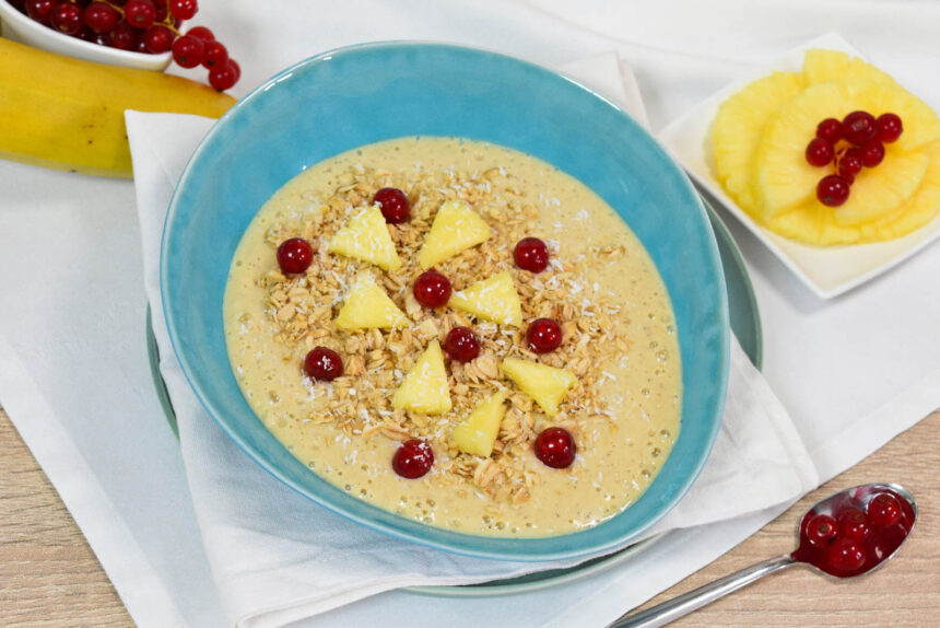 Ananas-Bananen Bowl-Rezept-ballesworld