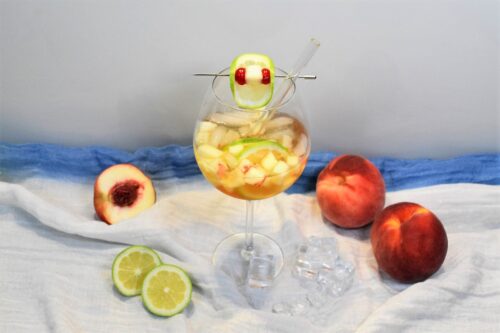 Prosecco Pfirsichlikör Spritz-Anrichten-ballesworld