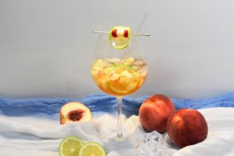 Prosecco Pfirsichlikör Spritz-Rezept-ballesworld