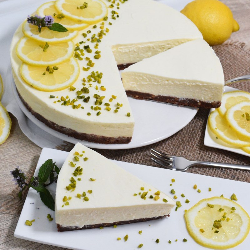 Zitronen-Käse Kuchen mit weißer Schokolade-Rezept-ballesworld