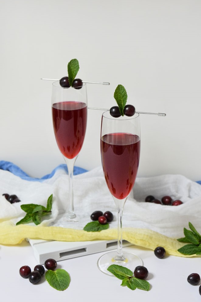 Cranberry Mimosas-Sekt Drinks-ballesworld