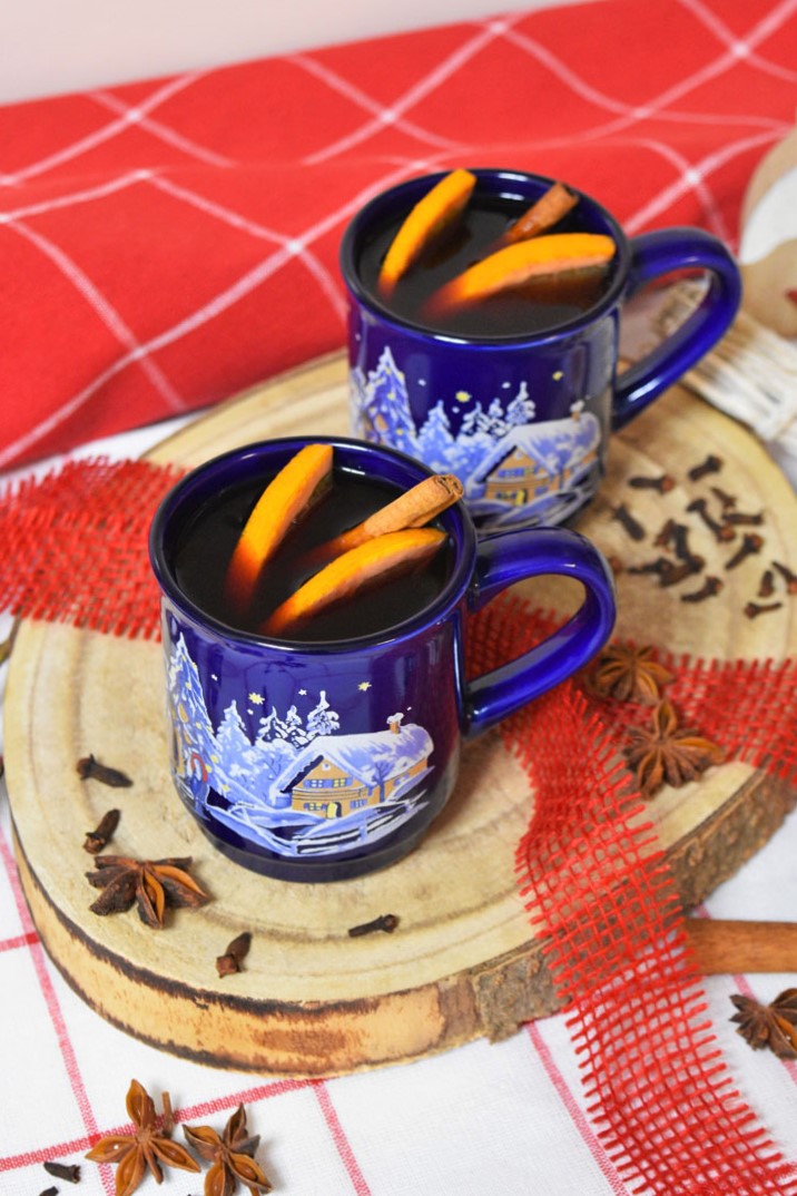 Glühwein mit Orangen-Winter Getränke-ballesworld