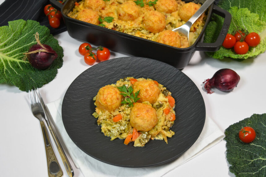 Wirsing-Knödel Auflauf-Rezept-ballesworld