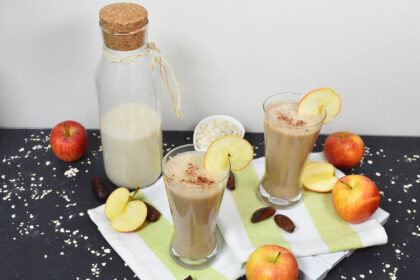 Apfel-Bananen-Shake mit Hafermilch-Rezept-ballesworld