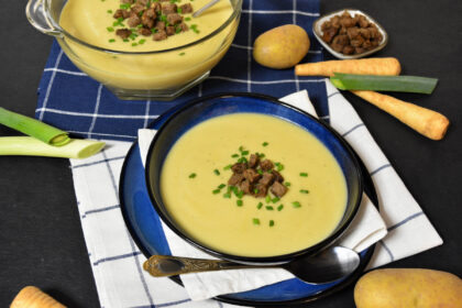 Pastinaken Cremesuppe mit Croutons-Rezept-ballesworld