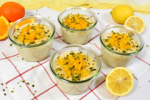 Milchreis mit Orangen- und Zitronenschalen-Anrichten-ballesworld