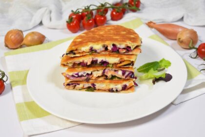 Panini mit Hähnchen und Rotkohlsalat-Rezept-ballesworld