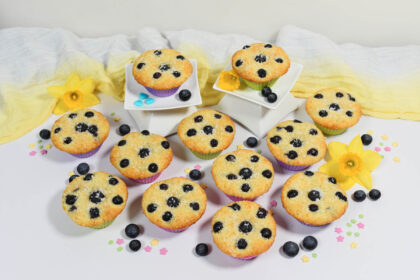 Kokos-Heidelbeeren Muffin-Anrichten-ballesworld