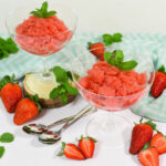 Erdbeer Prosecco Sorbet-Rezept-ballesworld