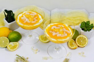 Mango-Quark-Kokos Creme Dessert-Rezept-ballesworld